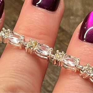 Avon Silver CZ diamond Bracelet for Women